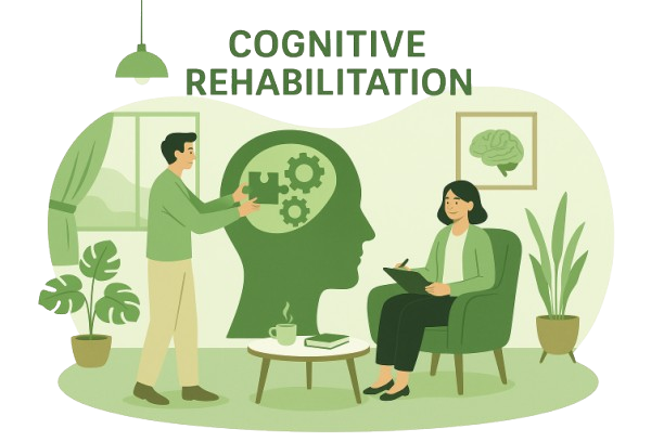 Reabilitação Neurocognitiva ilustração